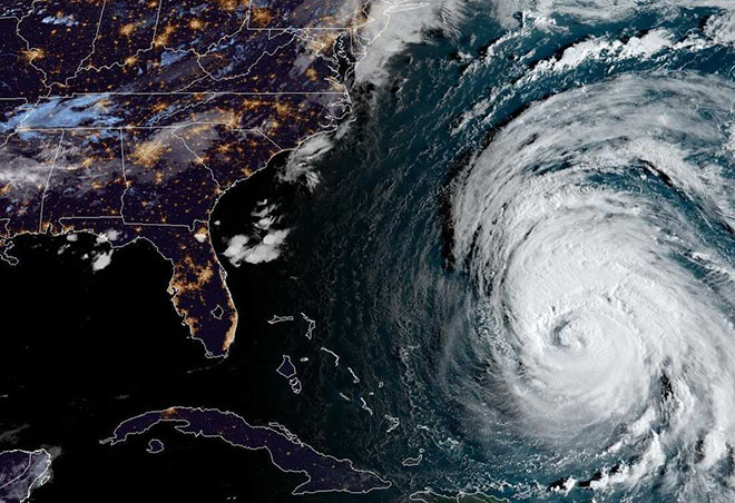 GISMETEO: Ураган «Ли» приближается к США